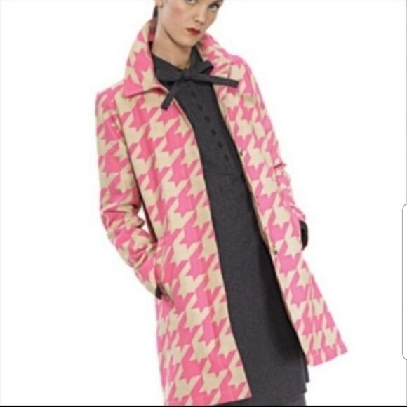 Isaac Mizrahi * For Target Hounds tooth coat - Picture 1 of 8